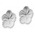 14k White Gold Fancy Earring Jackets - H8-1D2028E1-7522