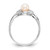 14k White Gold FW Cultured Pearl and Diamond Ring - XB-5BAADD59-1277