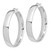 14k White Gold High Polished 7mm Hoop Earrings - TF-37807F09-8961