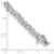 14k White Gold Holds 1.45 carat 28-2.4mm Round Diamond Fancy Swirl 7 inch Tennis Bracelet Mounting