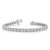 14k White Gold Holds 1.75 carat 44-2.2mm Round Diamond 4-prong 7 inch Tennis Bracelet Mounting