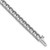 14k White Gold Holds 10.8 carat 10-4.1mm Round Diamond 4-prong 7 inch Tennis Bracelet Mounting