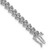 14k White Gold Holds 2.25 carat 43-2.4mm Round Diamond Fancy Spiral 7 inch Tennis Bracelet Mounting