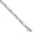 14k White Gold Holds 2.75 carat 11-4.0mm Round Diamond Curved Bar Link 7 inch Tennis Bracelet Mounting