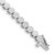 14k White Gold Holds 35 Stones up to 3.5mm Round Add-a-Diamond 7 inch Bracelet