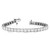 14k White Gold Holds 36 Stones up to 3.5mm Square Add-a-Diamond 7 inch Bracelet