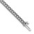 14k White Gold Holds 4 carat 81-2.0mm Princess Diamond 4-prong 7 inch Tennis Bracelet Mounting