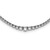 14k White Gold Holds 6.8 carat 1-4.4/2-3.8/2-2.8/4-2.5/138-2.2/2-1.4mm Round Graduated Diamond 16 inch Necklace Mounting