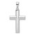 14k White Gold Hollow Cross Pendant - K1-5D1DF1D1-3284