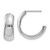 14k White Gold Hoop Earrings - H3-FEDC15A5-6644