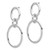 14K White Gold Hoop Earrings - TL-D107DEBC-6653