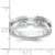 14k White Gold IBGoodman Men's 3/4 carat Diamond Complete Ring