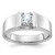 14k White Gold IBGoodman Men's Diamond Ring Mounting - B5-57881C1E-5169