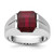 14k White Gold IBGoodman Men's Gemstone and Diamond Ring Mounting - B5-8A15EE77-5845