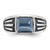 14k White Gold IBGoodman Men's Gemstone Ring Mounting - B8-471B9917-2704