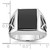 14k White Gold IBGoodman Men's Onyx Ring Mounting - B8-362CDE1B-3833