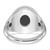 14k White Gold IBGoodman Men's Oval Onyx Complete Ring - B5-7828C30A-7956