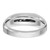 14k White Gold IBGoodman Men's Polished & Satin 5-Stone Ring Mounting - B6-4468132A-7860