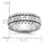 14k White Gold IBGoodman Men's Polished and Satin 1/4 carat Diamond Complete Ring - B8-E9858DAB-2669