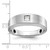 14k White Gold IBGoodman Men's Polished and Satin 1/6 carat Diamond Complete Ring - B6-7958E4EB-7772