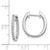 14k White Gold In/Out Diamond Hinged Hoop Earrings - EM-A8A1BDBF-8139