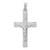 14k White Gold INRI Crucifix Charm - XR-9B25FC95-2982