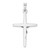 14k White Gold INRI Crucifix Charm - XR-BA545FE3-7117