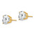 14k 10mm Cubic Zirconia Earrings