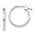 14k White Gold Madi K 1.25mm Hoop Earrings - SE-975FAF0E-3908