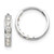 14k White Gold Madi K CZ Children's Hinged Hoop Earrings - GK-F01F4800-3405