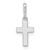 14K White Gold Madi K Polished Cross Childrens Charm / Pendant