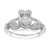 14k White Gold Men's Claddagh Ring - K4-543A7F91-5543