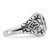 14k White Gold Men's Polished Antiqued and Textured with Black Enamel and AA Quality Diamonds Masonic Ring - Y4-C06EFBB4-4926