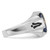 14k White Gold Men's Polished, Antiqued and Grooved with Imitation Blue Spinel Masonic Ring - Y4-ECC9289C-5003
