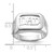 14k White Gold Men's ring mounting - Y1-1A5948EA-3446