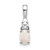 14k White Gold Opal and Diamond Pendant - XB-C5694AC6-4998