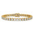 14k 11 1/8 carat Lab Grown Diamond VS/SI+ G+ Complete Tennis Bracelet