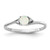 14k White Gold Opal and Diamond Ring - Y4-595138C4-5039