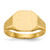 14k 11.0x9.0mm Closed Back Signet Ring - RS-E1B04DFA-9672