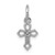 14k White Gold Passion Cross Charm - CH-AF685993-8606