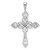 14k White Gold Passion Cross Mounting