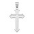 14k White Gold Passion Cross Pendant - XK-A230EF55-8317