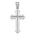14k White Gold Passion Cross Pendant - XK-F3578949-8872