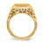 14k 11.5 x 13.5mm Open Back Mens Signet Ring