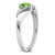 14k White Gold Peridot and Diamond Ring - RM-4883641B-5319
