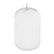 14k White Gold Plain .013 Gauge Engraveable Dog Tag Disc Charm - XW-A3761DB9-9171