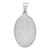 14K White Gold Polish/Satin St Jude Thaddeus Medal Hollow Pendant - XR-0A9A5EF4-7584