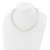 14k 11-12mm White Near-Round Freshwater Cultured Pearl 18 inch Necklace - WP-E019F197-4106
