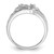 14k White Gold Polished .05ct. Diamond Heart Ring Mounting - Y1-9A81A02F-1448
