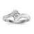 14k White Gold Polished 2-Stone Mothers Ring Mounting - XM-1D93905F-1763